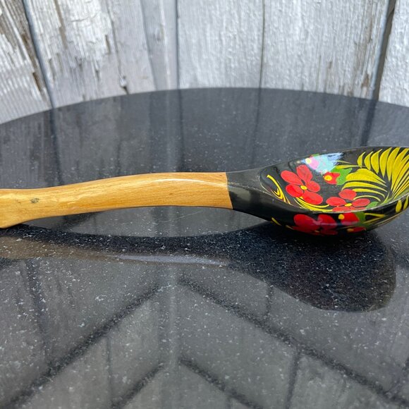 Isidoro Mexico Painted Stein Terracota Pitcher Magnet Wooden Spoon Floral Set - Picture 12 of 16